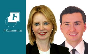 Beate Meyer, Head of Wholesale Central Europe und Evan Brown, Head of Multi-Asset Strategy, UBS Asset Management