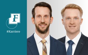 Christopher Newsome und Dennis Neumann, Institutional Sales Directors, Columbia Threadneedle Investments