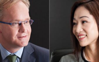 David Raper und Baijing Yu, Portfoliomanager des Comgest Growth China