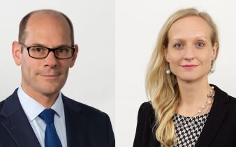 Georg Elsässer, Senior Portfolio Manager bei Invesco Quantitative Strategies & Cathrine De Coninck-Lopez, Global Head of ESG bei Invesco