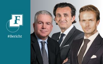 Philippe Setbon, CEO, Fabrice Chemouny Head of International Distribution, Patrick Sobotta, Geschäftsführer für Zentral- und Osteuropa und Leiter der Private Asset Academy bei Natixis Investment Managers