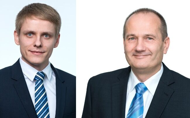 von links: Sebastian Blaeschke und Dr. Mathias Friese verstärken das Investment-Team