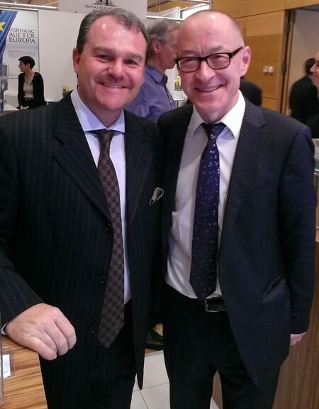 Erwin Busch (Credit Suisse) und David Bosshart (Gottlieb Duttweiler Institute)