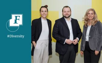 Viki Schnaderbeck, ehem. Kapitänin des österreichischen Fußballnationalteams; Hannes Cizek, CEO Raiffeisen KAG; Daniela Uhlik-Kliemstein, Leitung digitale Medien & Vertriebsmanagement, Raiffeisen KAG