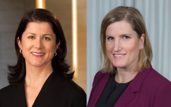 Heather Miner, Chief Operating Officer bei Goldman Sachs Asset Management, Katie Koch, Co-Head des Bereichs Fundamental Equity bei Goldman Sachs Asset Management