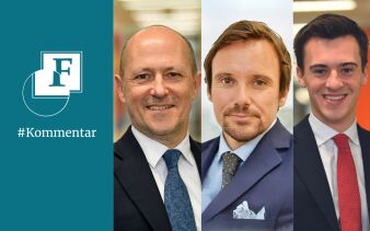 Von links nach rechts: Huw Davies, Mark Nash und James Novotny