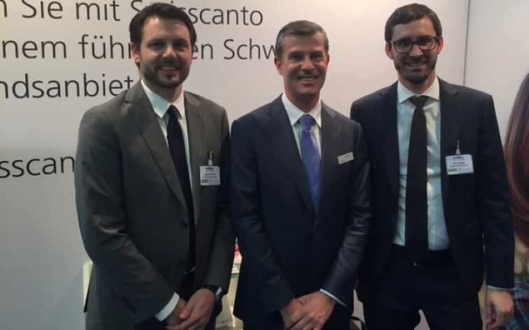 von links nach rechts: Raphael Lüscher, Jan Sobotta und Roman Boner – alle Swisscanto Invest. / © Swisscanto Invest