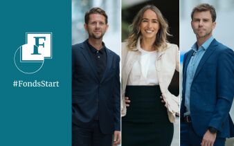 Daniel Berg, Fondsmanager, Amra Koluder, Head of International Clients & Distribution und Kim Stefan Anderson, Fondsmanager, DNB AM